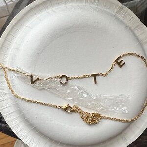 Vote necklace